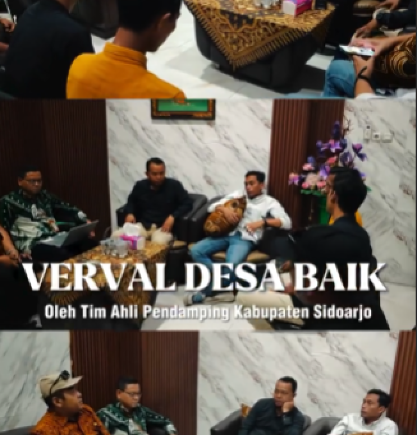 Kunjungan Tim Ahli Pendamping Kabupaten Sidoarjo ke Desa Bungurasih